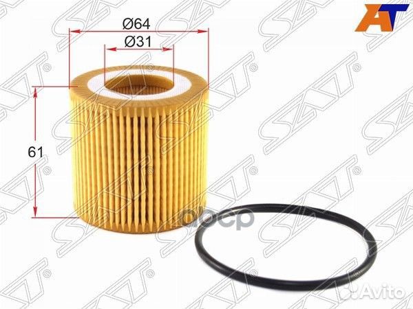 Фильтр масляный (картридж) VW polo 1,2 01/skod