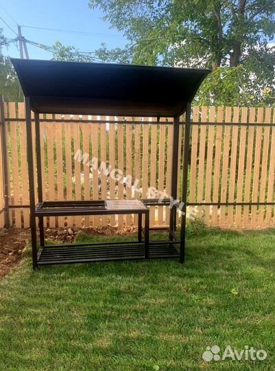 Мангал с печью