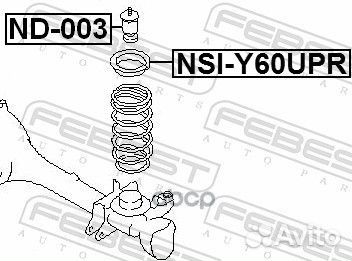 Отбойник переднего амортизатора (nissan patrol