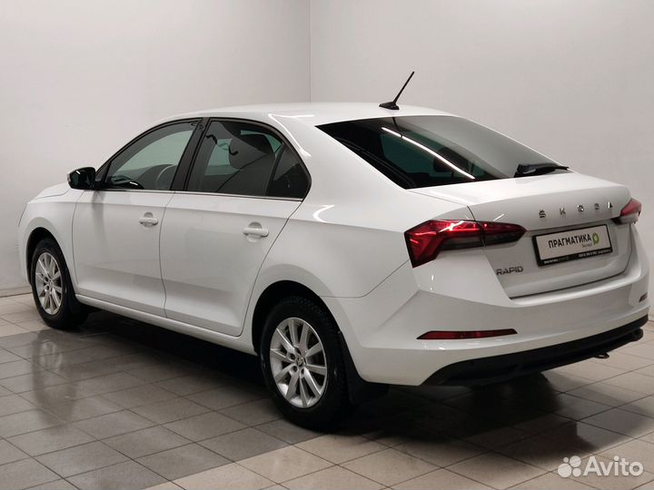 Skoda Rapid 1.6 AT, 2021, 90 000 км