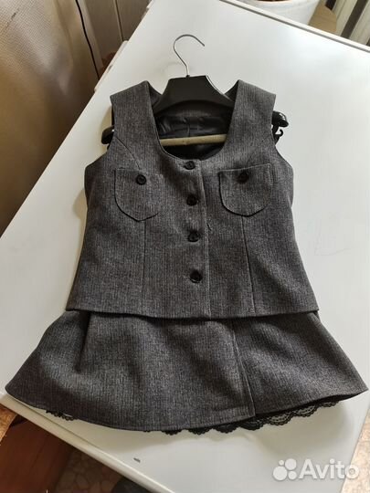 Костюм школьный для девочки р. 128