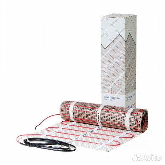 Нагревательный мат deviclassic 150T 375 Вт, 0,5 x