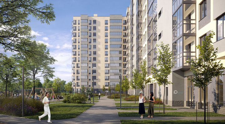 2-к. квартира, 55,4 м², 3/12 эт.