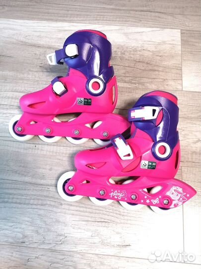 Роликовые коньки детские раздвижные