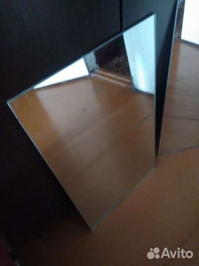 Толстые зеркала СССР с фацетом(42,5х72,5см)