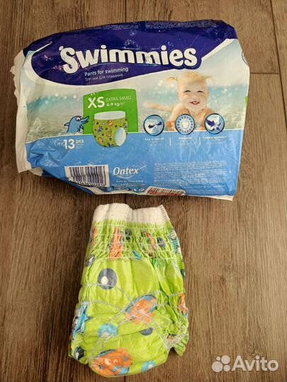Подгузники для плавания от 4 до 9 кг