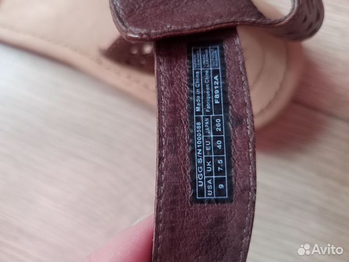 Сандалии UGG 39 размер