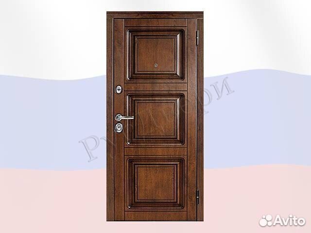 Металлическая входная дверь массив дуба