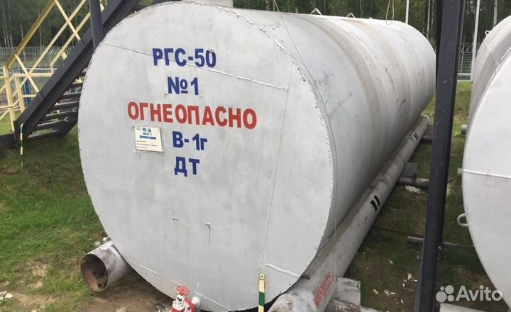 Резервуары горизонтальные, вертикальные стальные