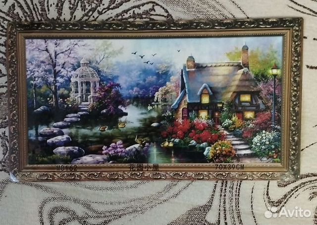 Набор для вышивания крестиком, остатки