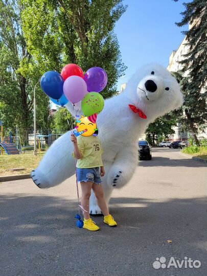 Белый мишка поздравление