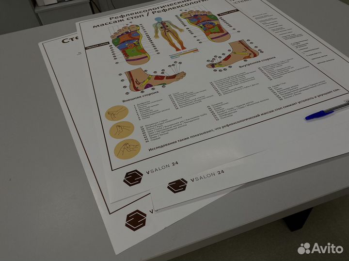 Плакат «Рефлексология» А1