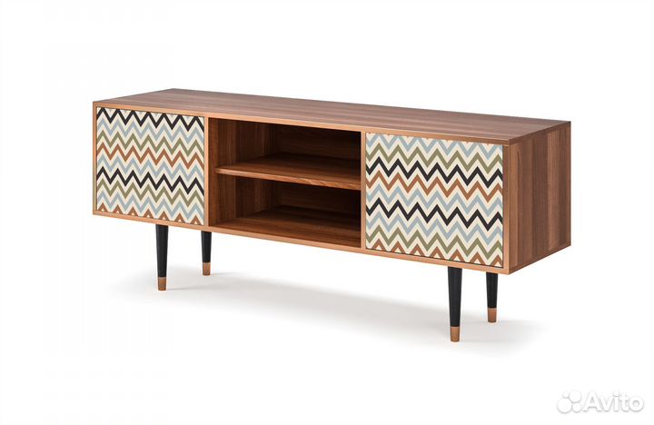 Тв-тумба T2 - Орех - Bright Ripple