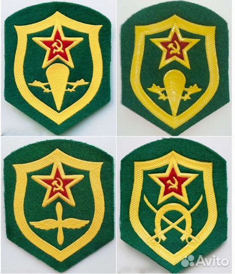 Шевроны нашивки ввс пв и дшмг СССР