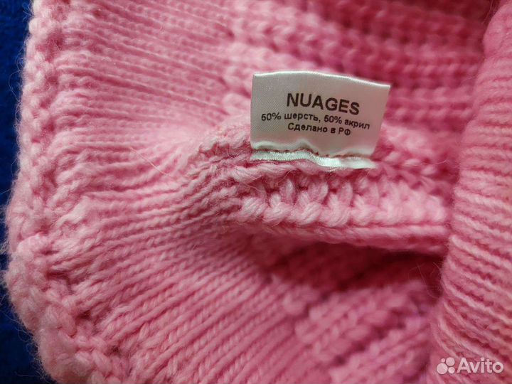 Комплект шапка, снуд, варежки