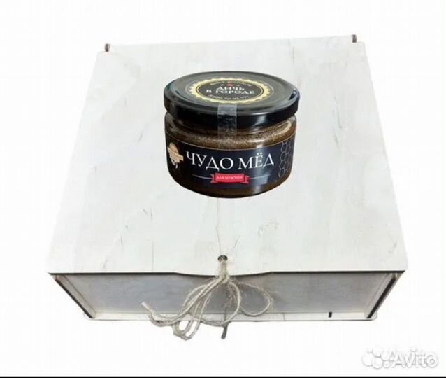 Крафт короб с Чудо мёдом 100 мл