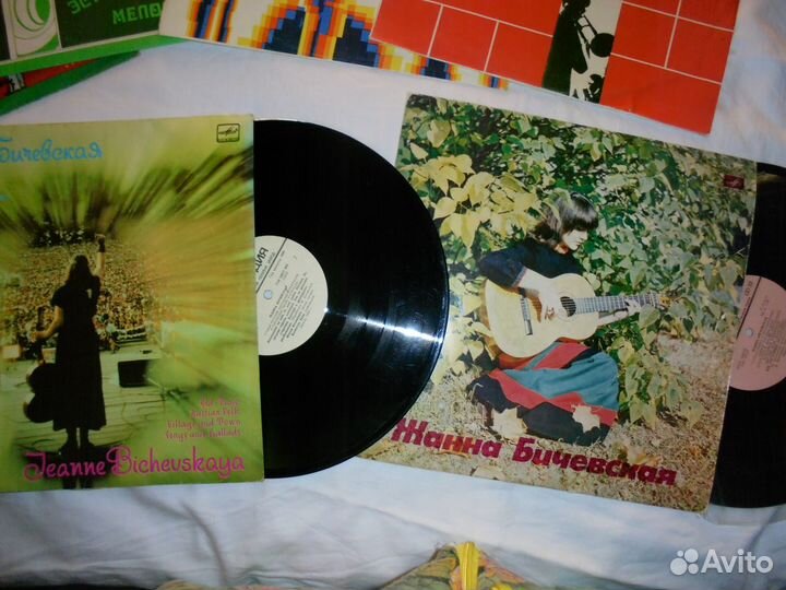Пласт винил 70х инструм эстрад муз+народн бард пес
