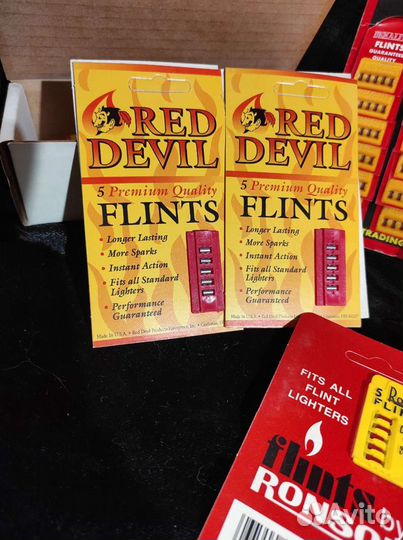 Кремни для винтажных зажигалок. Ronson, Red Devil