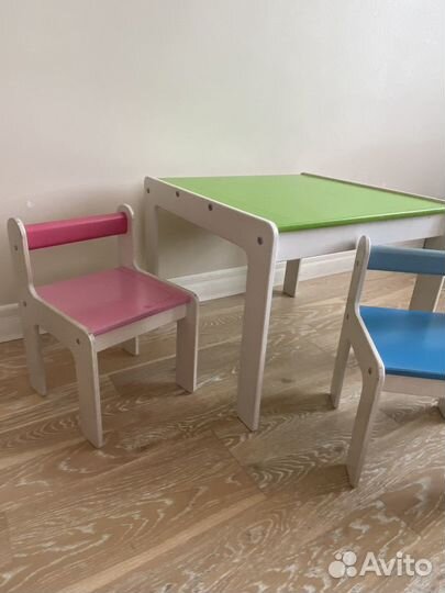 Haba стол и стулья детские