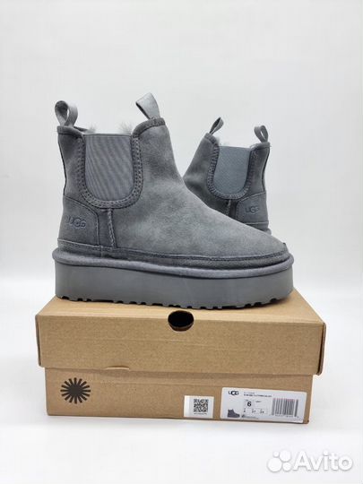 Угги серые в коробке