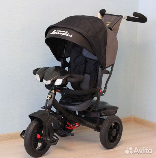 Детский трехколесный велосипед lamborghini