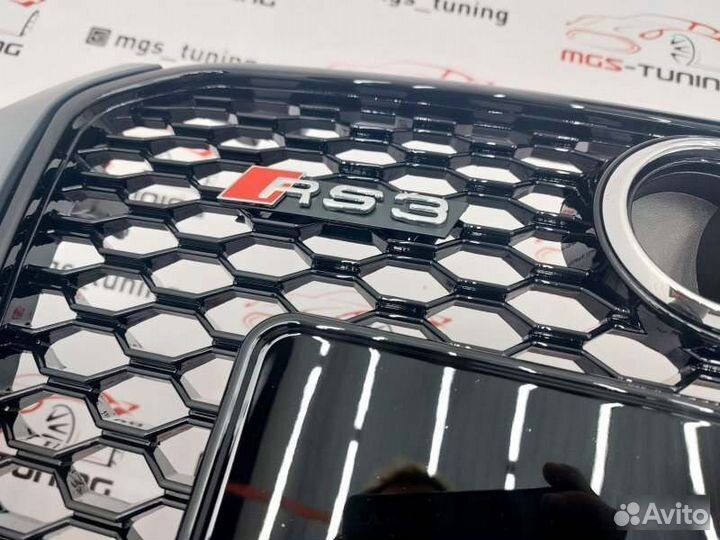 Бампер+губа RS3 Ауди A3 Хэтчбек 12-16 8V Audi A3