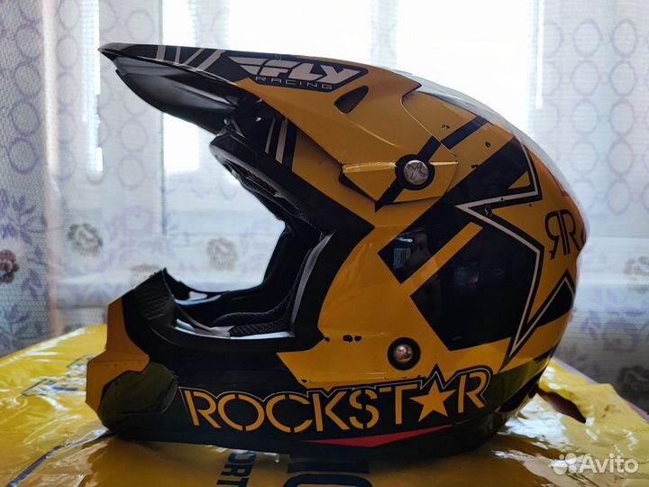 Мото шлем для кросс\эндуро Fly Kinetic Rock Star M