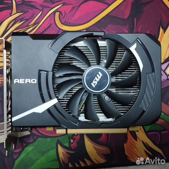 Видеокарта MSI AMD Radeon RX 550 4Gb aero ITX OC