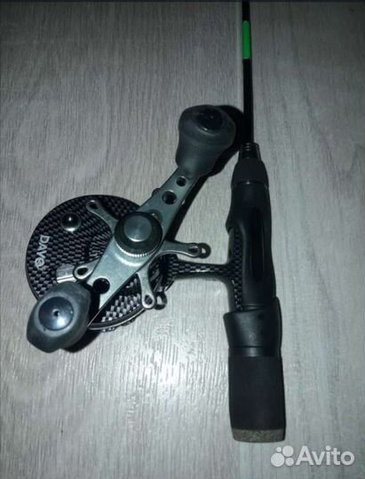 Удочка зимняя с катушкой