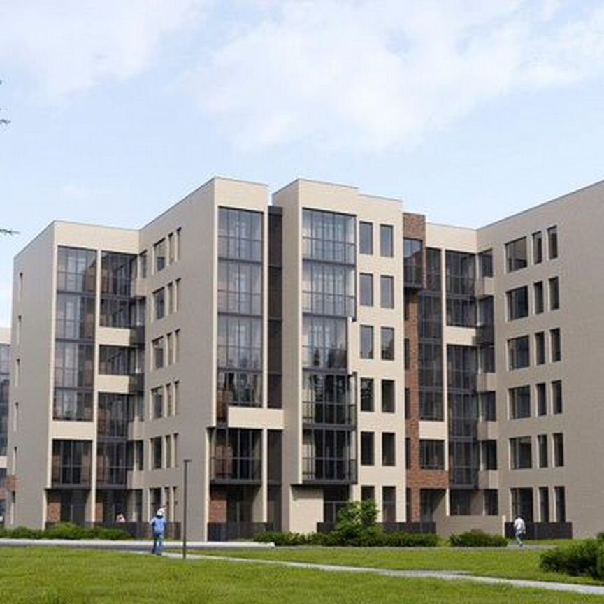 2-к. квартира, 59,1 м², 4/6 эт.