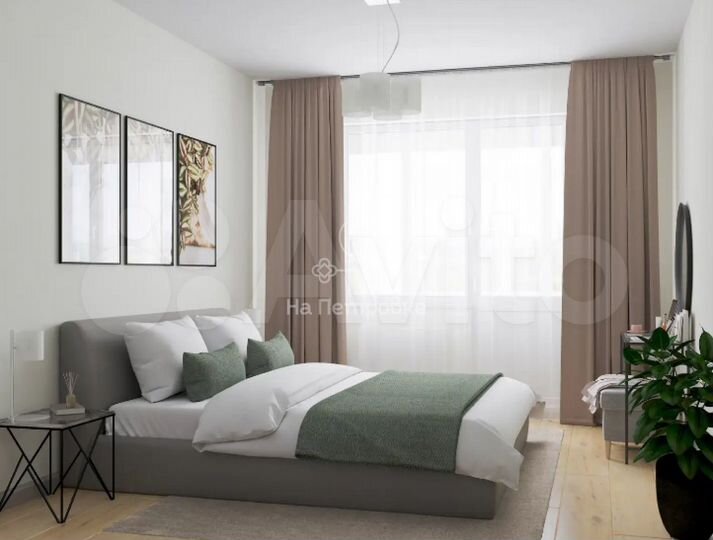 3-к. квартира, 62,5 м², 19/24 эт.