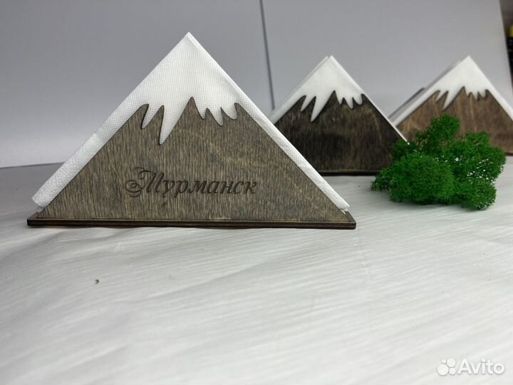 Салфетница деревянная