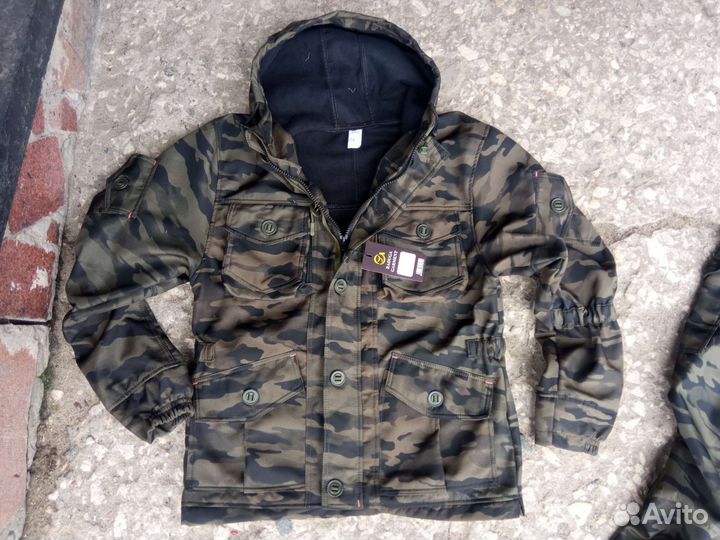 Горка коричневый камуфляж весна-осень