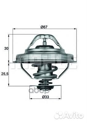 Термостат с прокладкой BMW E36 1.6/2.5i M42/M52
