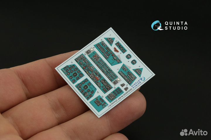 QDS-48339 1/48 3D Декаль интерьера кабины Ми-8мт