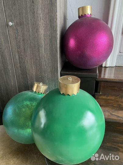 Шары новогодние для оформления с выставки