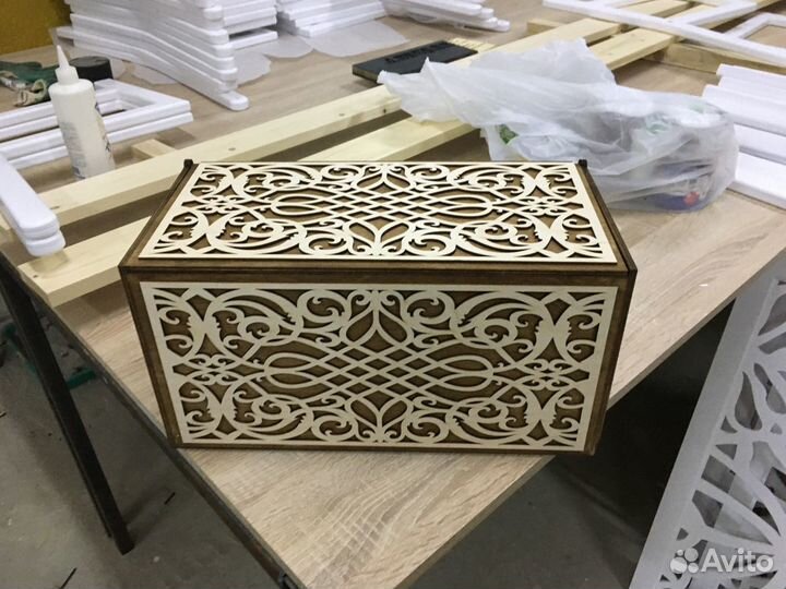 Лазерная и фрезерная резка фанера/мдф/дсп/массив