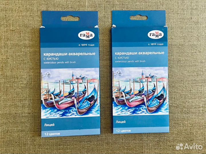 Акварель, акварельные карандаши, масляная пастель