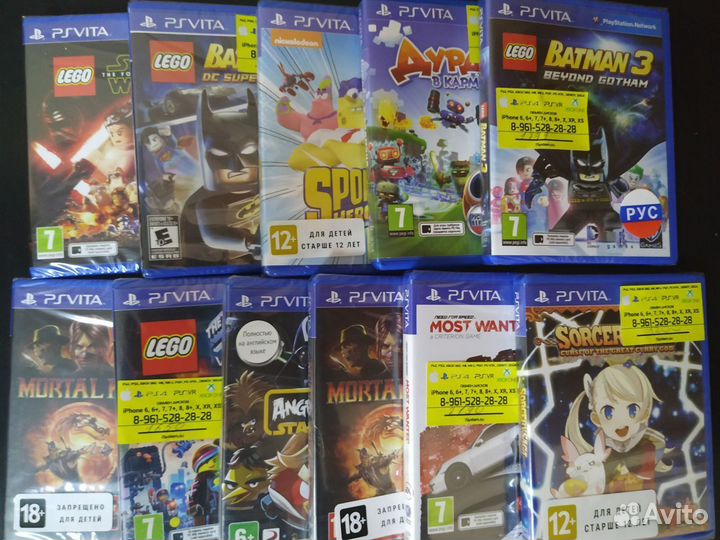 Игры PSP. VIta, Switch