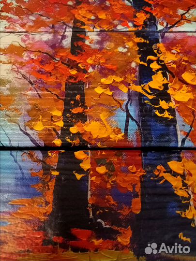 Картина на досках 