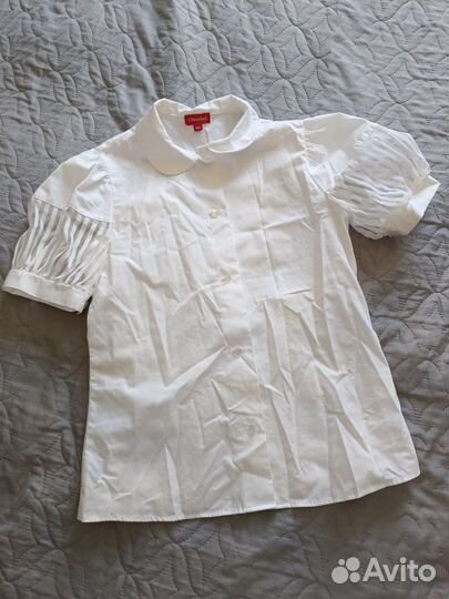 Школьные блузки/рубашки на девочку 146-152