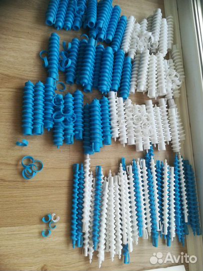 Бигуди вертикальные спиральные