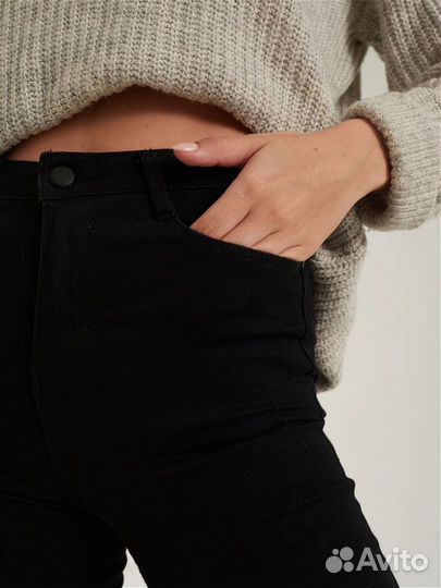 Черные skinny джинсы 40,42,44 размеры