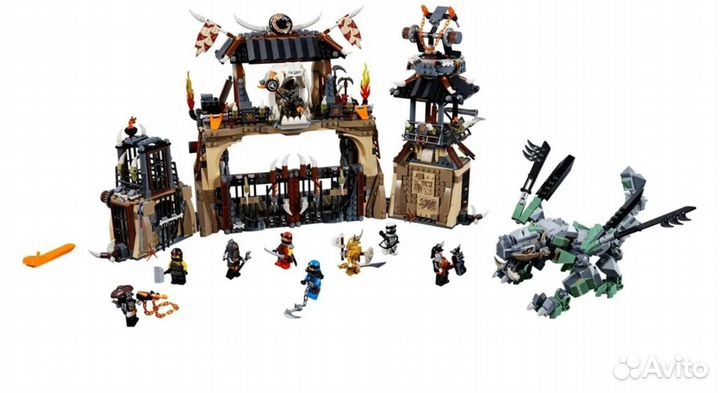 Конструктор lego ниндзяго пещера драконов