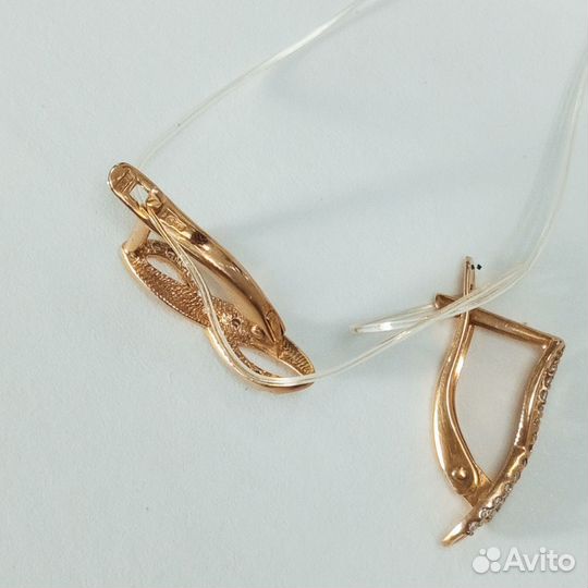 Серьги золото 585 пробы 1,9 гр