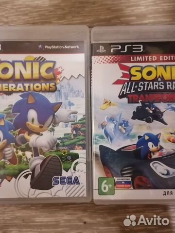 Sonic и Rayman Legend & Origins ps3