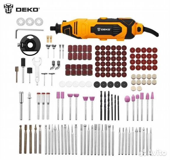 Гравер с регулировкой скоро 200Вт dkrt200E + 175пр