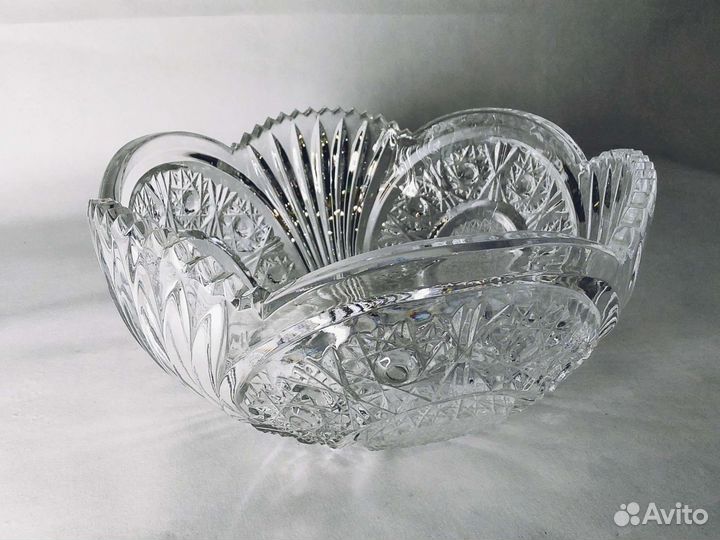 Салатник хрустальный СССР