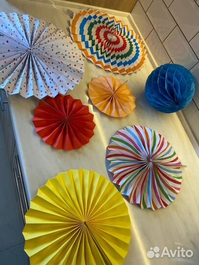 Бумажные украшения к празднику