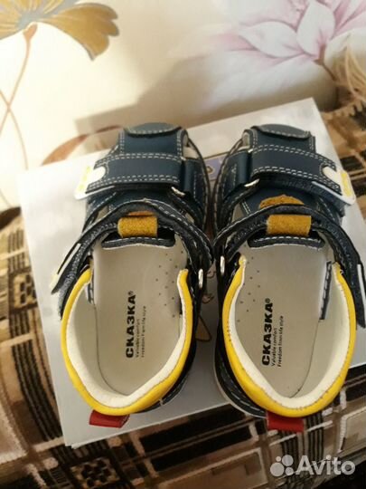 Кожаные сандали 